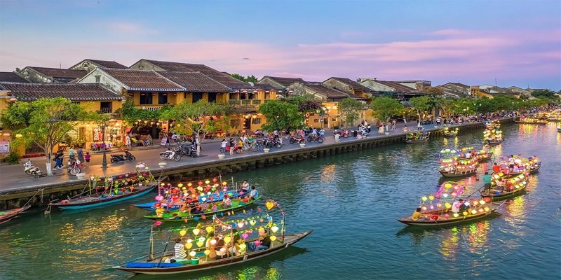 Hoi An is one of the most famous tourist destinations in Vietnam.