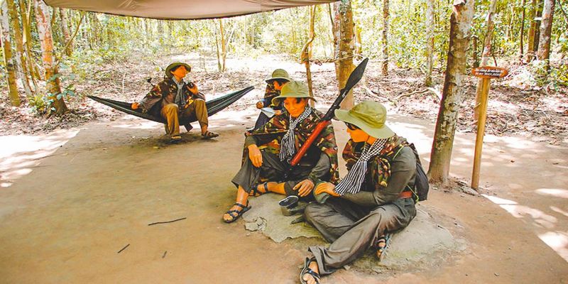 Cu Chi Tunnels is a symbolic work of the Vietnamese spirit.